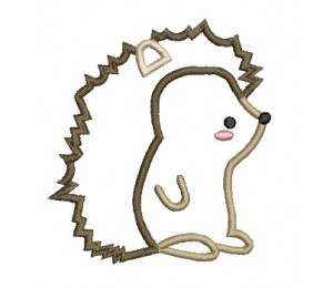 Stickdatei - Igelchen Satin Appli